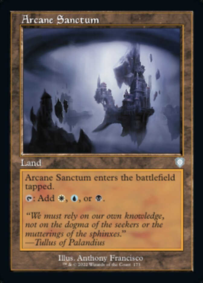 Arcane Sanctum (Retro) [The Brothers' War Commander] | Card Merchant Takapuna