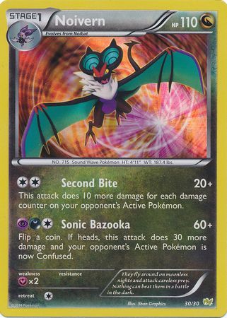 Noivern (30/30) [XY: Trainer Kit - Noivern] | Card Merchant Takapuna