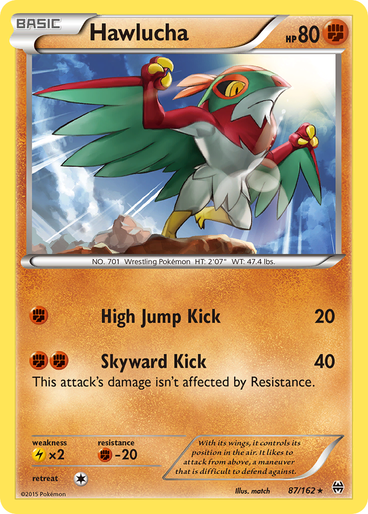 Hawlucha (87/162) [XY: BREAKthrough] | Card Merchant Takapuna