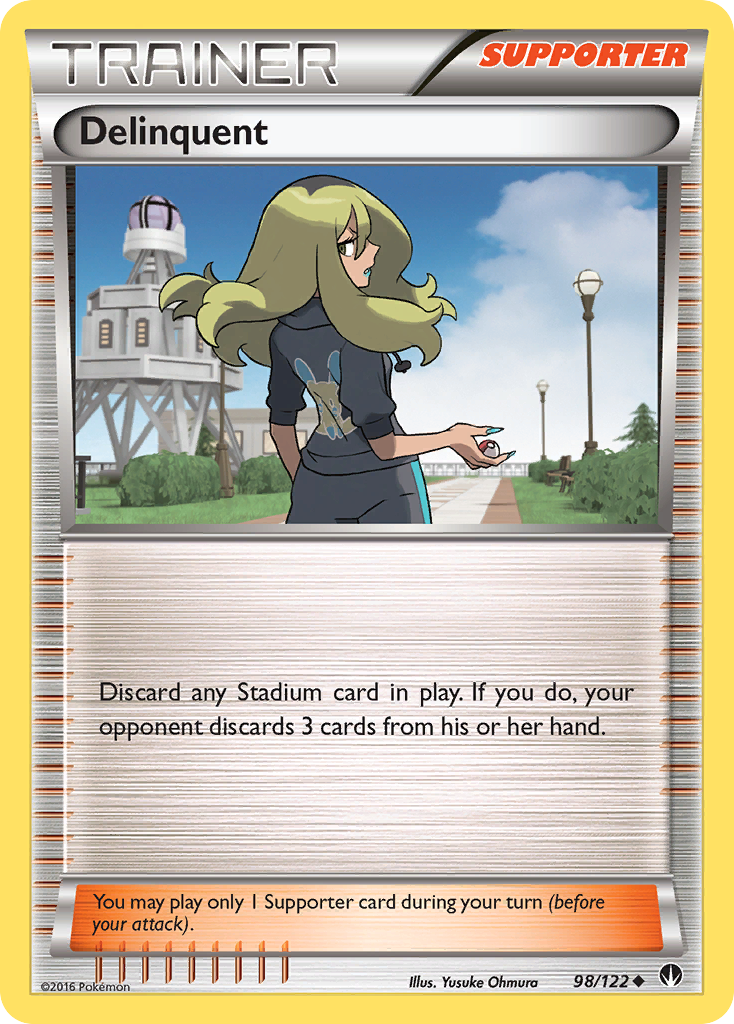 Delinquent (98/122) [XY: BREAKpoint] | Card Merchant Takapuna