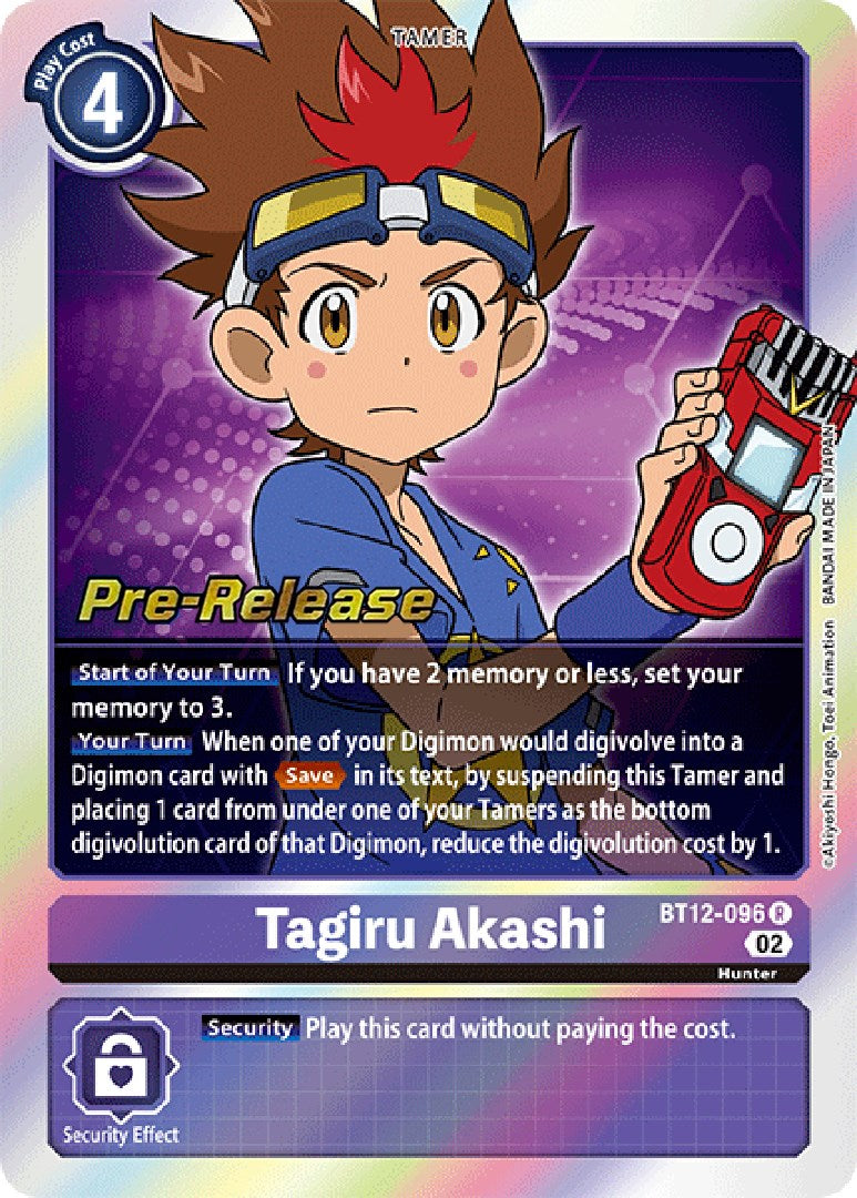 Tagiru Akashi [BT12-096] [Across Time Pre-Release Cards] | Card Merchant Takapuna