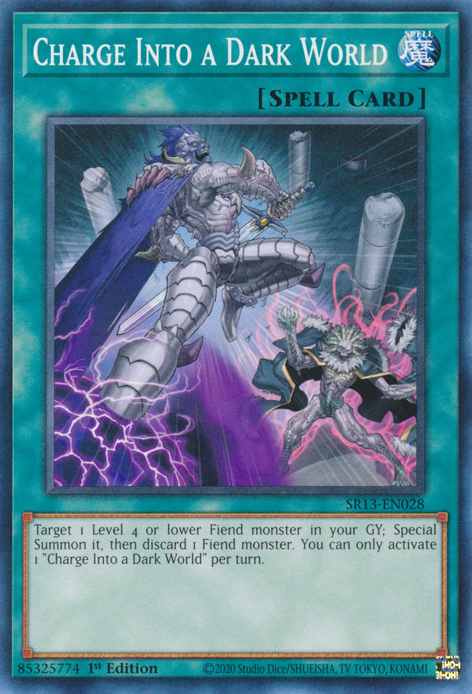 Charge Into a Dark World [SR13-EN028] Common | Card Merchant Takapuna