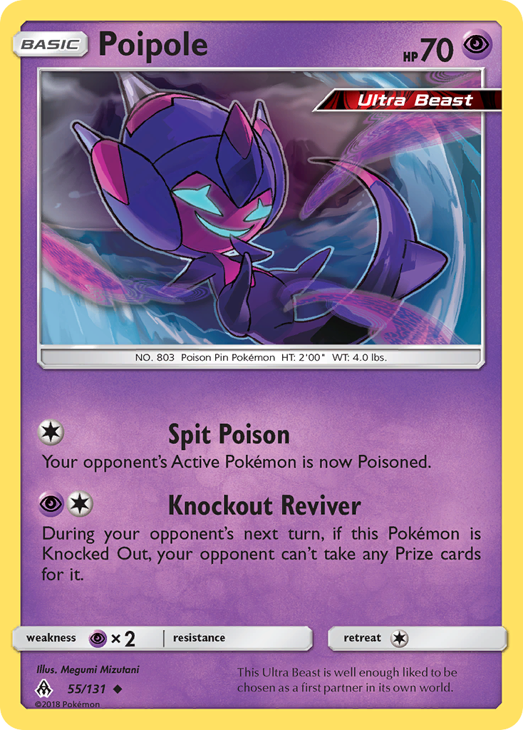 Poipole (55/131) [Sun & Moon: Forbidden Light] | Card Merchant Takapuna