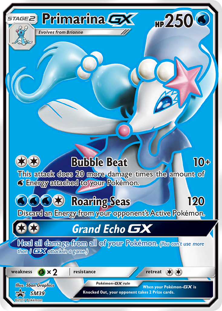 Primarina GX (SM39) [Sun & Moon: Black Star Promos] | Card Merchant Takapuna