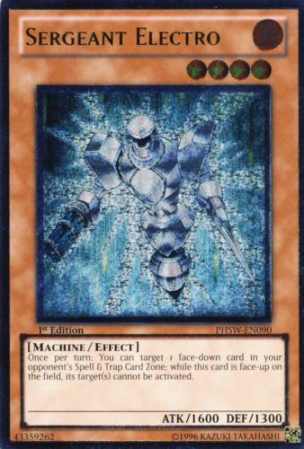 Sergeant Electro [PHSW-EN090] Ultimate Rare | Card Merchant Takapuna