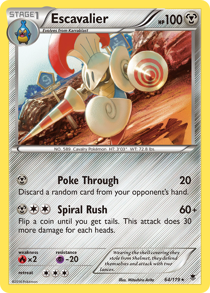 Escavalier (64/119) [XY: Phantom Forces] | Card Merchant Takapuna