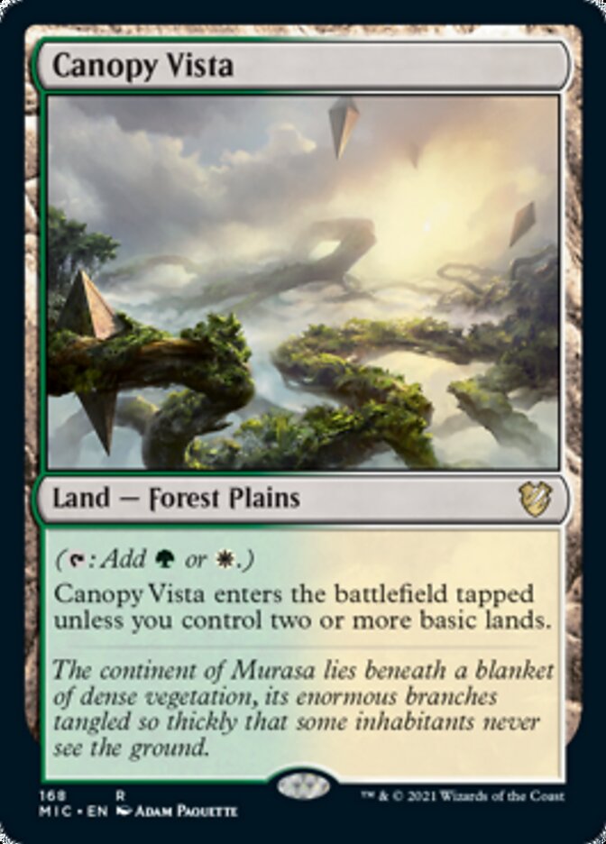 Canopy Vista [Innistrad: Midnight Hunt Commander] | Card Merchant Takapuna