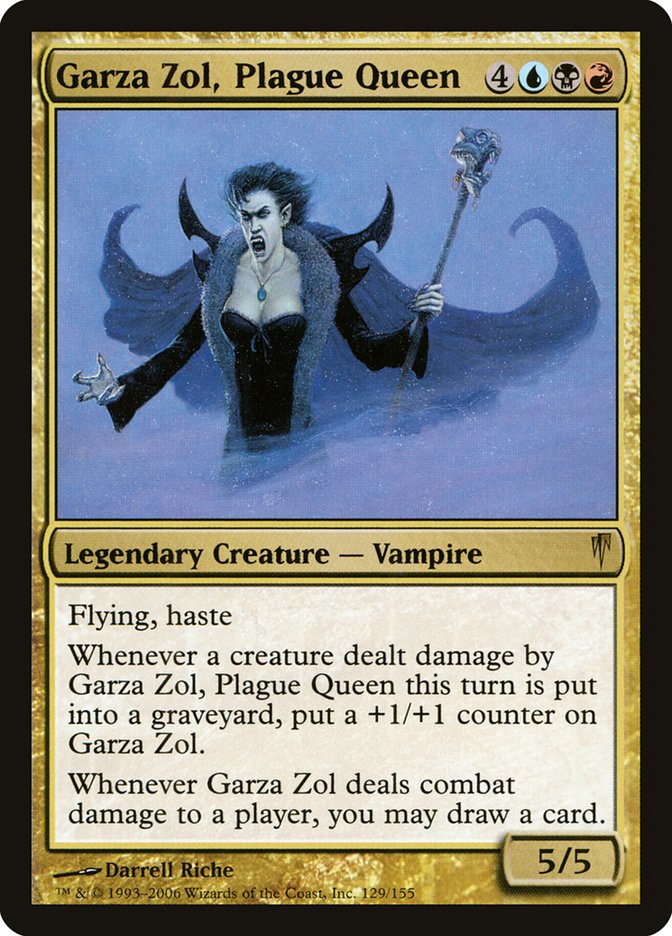 Garza Zol, Plague Queen [Coldsnap] | Card Merchant Takapuna