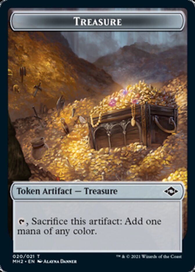 Treasure Token (20) [Modern Horizons 2 Tokens] | Card Merchant Takapuna