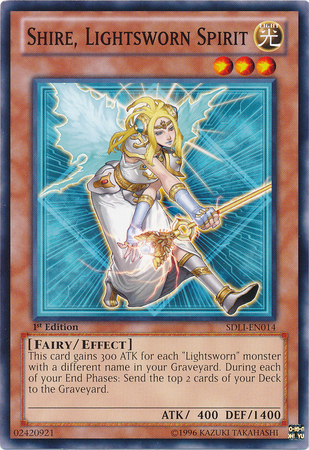 Shire, Lightsworn Spirit [SDLI-EN014] Common | Card Merchant Takapuna