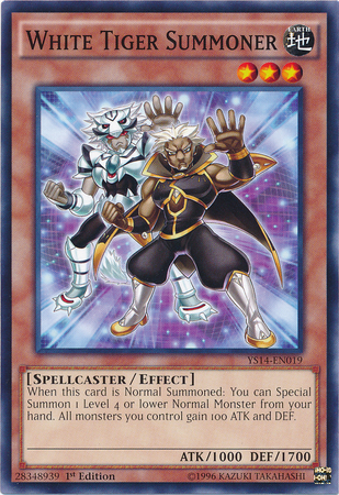 White Tiger Summoner [YS14-EN019] Common | Card Merchant Takapuna