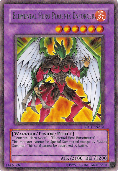 Elemental Hero Phoenix Enforcer [DR04-EN212] Rare | Card Merchant Takapuna