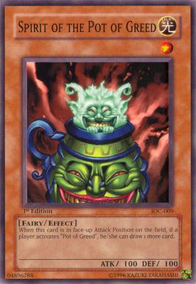 Spirit of the Pot of Greed [IOC-009] Common | Card Merchant Takapuna