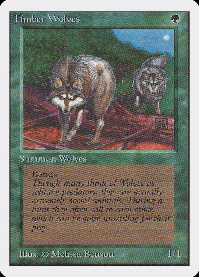 Timber Wolves [Unlimited Edition] | Card Merchant Takapuna