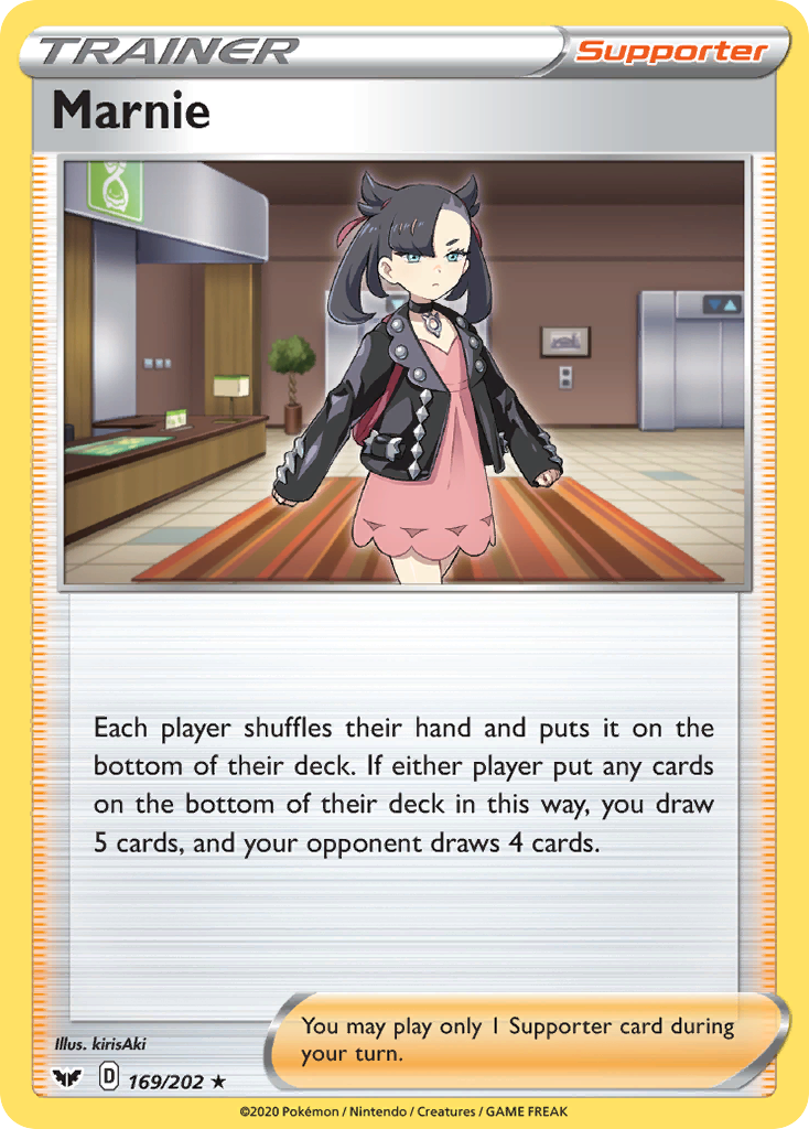 Marnie (169/202) [Sword & Shield: Base Set] | Card Merchant Takapuna