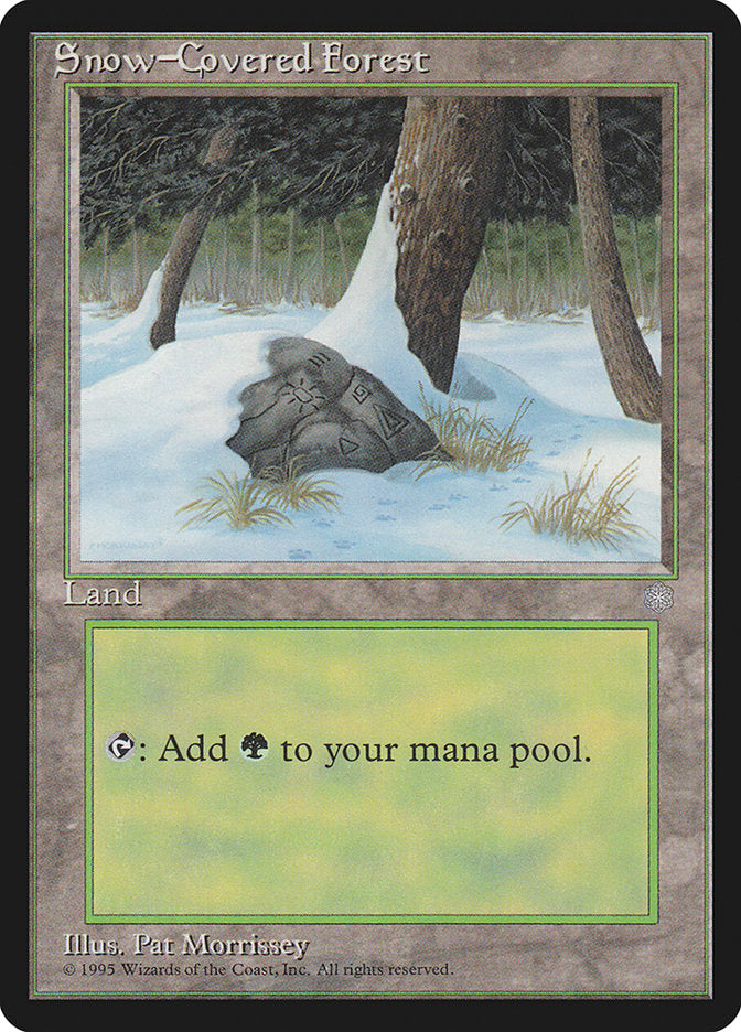 Snow-Covered Forest [Ice Age] | Card Merchant Takapuna