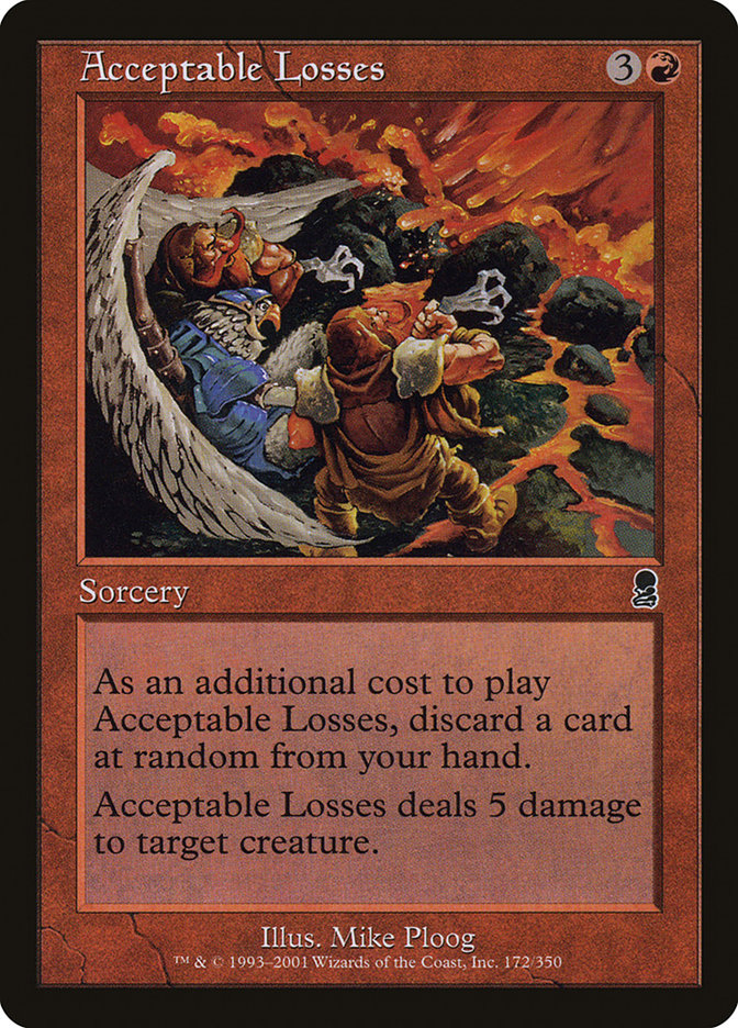 Acceptable Losses [Odyssey] | Card Merchant Takapuna