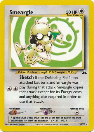 Smeargle (30/75) [Neo Discovery Unlimited] | Card Merchant Takapuna