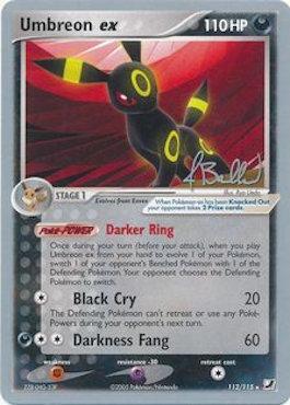 Umbreon ex (112/115) (Eeveelutions - Jimmy Ballard) [World Championships 2006] | Card Merchant Takapuna