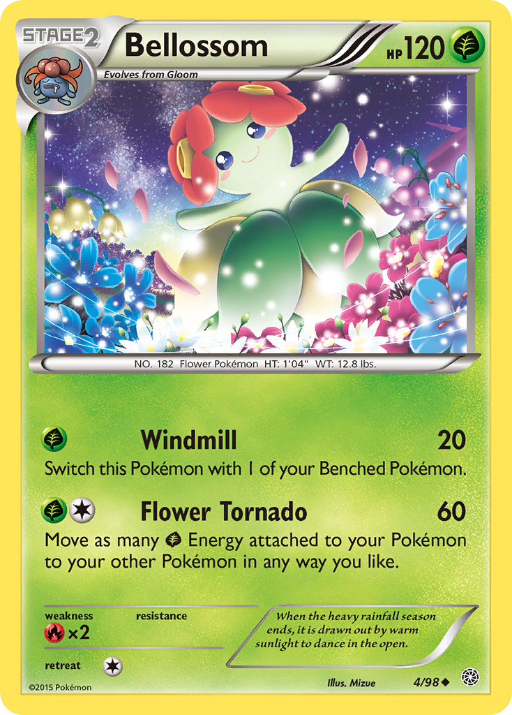 Bellossom (4/98) [XY: Ancient Origins] | Card Merchant Takapuna