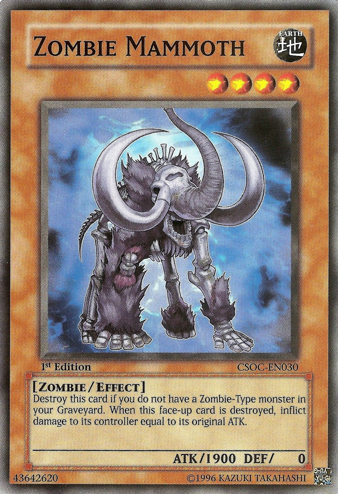 Zombie Mammoth [CSOC-EN030] Common | Card Merchant Takapuna