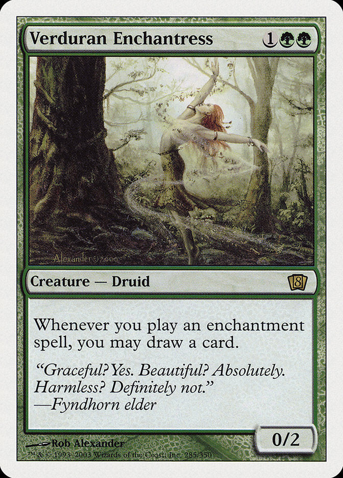 Verduran Enchantress [Eighth Edition] | Card Merchant Takapuna