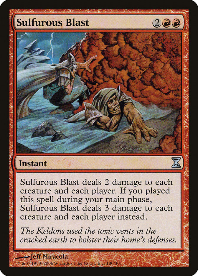 Sulfurous Blast [Time Spiral] | Card Merchant Takapuna