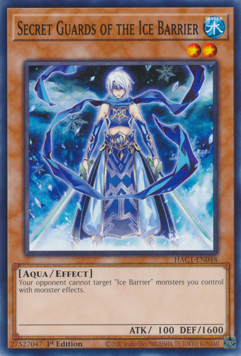 Secret Guards of the Ice Barrier [HAC1-EN048] Common | Card Merchant Takapuna