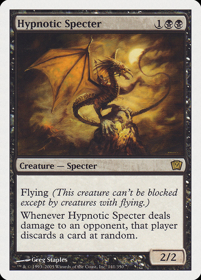 Hypnotic Specter [Ninth Edition] | Card Merchant Takapuna