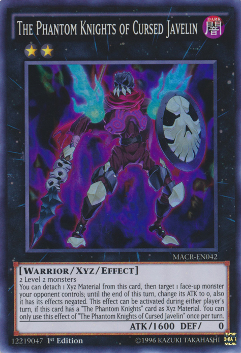 The Phantom Knights of Cursed Javelin [MACR-EN042] Super Rare | Card Merchant Takapuna