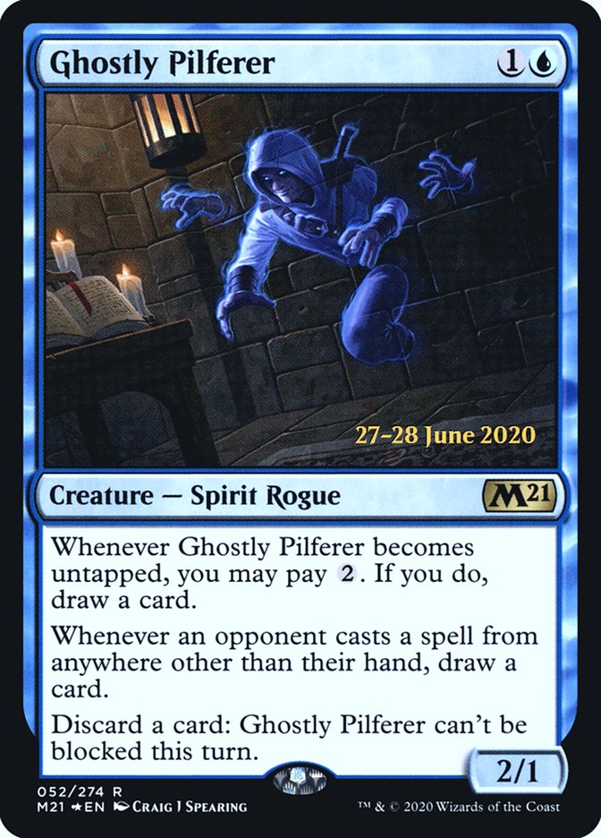 Ghostly Pilferer [Core Set 2021 Prerelease Promos] | Card Merchant Takapuna