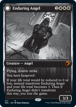 Enduring Angel // Angelic Enforcer [Innistrad: Double Feature] | Card Merchant Takapuna