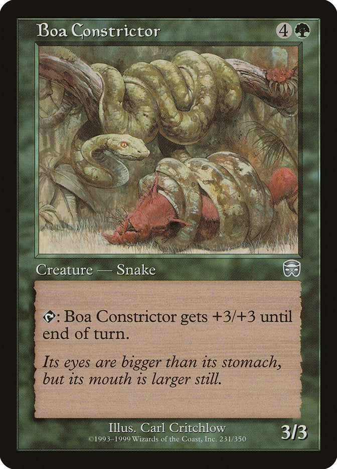 Boa Constrictor [Mercadian Masques] | Card Merchant Takapuna