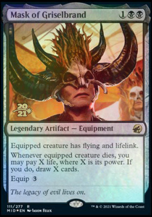 Mask of Griselbrand [Innistrad: Midnight Hunt Prerelease Promos] | Card Merchant Takapuna