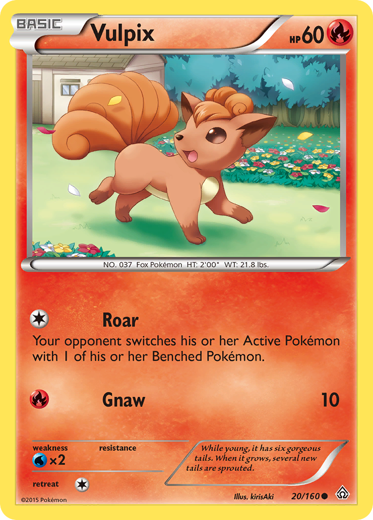 Vulpix (20/160) [XY: Primal Clash] | Card Merchant Takapuna