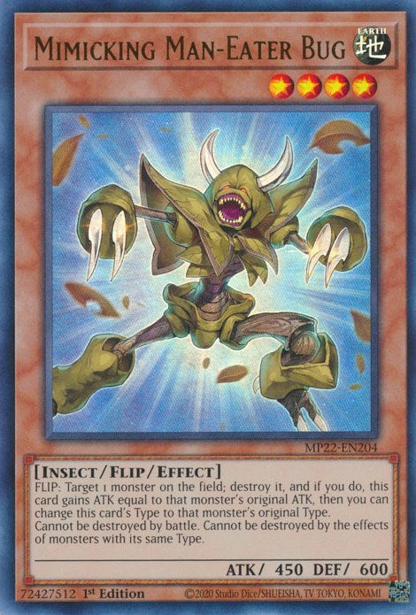 Mimicking Man-Eater Bug [MP22-EN204] Ultra Rare | Card Merchant Takapuna