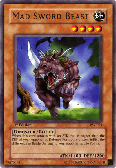 Mad Sword Beast [PSV-091] Rare | Card Merchant Takapuna