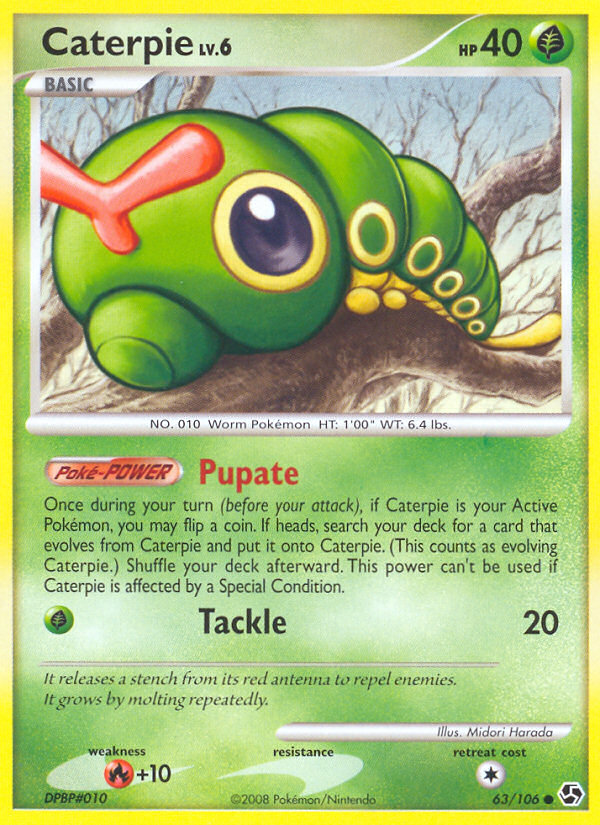 Caterpie (63/106) [Diamond & Pearl: Great Encounters] | Card Merchant Takapuna