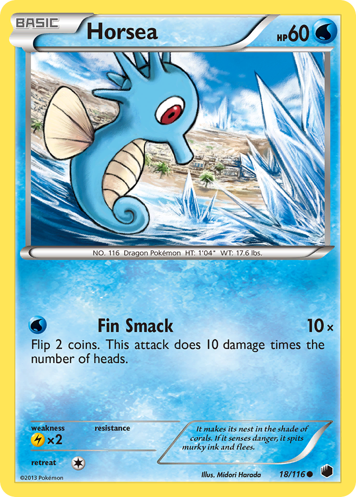 Horsea (18/116) [Black & White: Plasma Freeze] | Card Merchant Takapuna