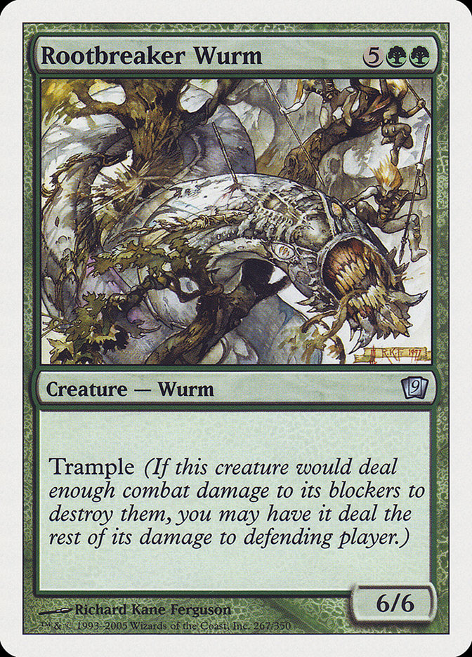 Rootbreaker Wurm [Ninth Edition] | Card Merchant Takapuna