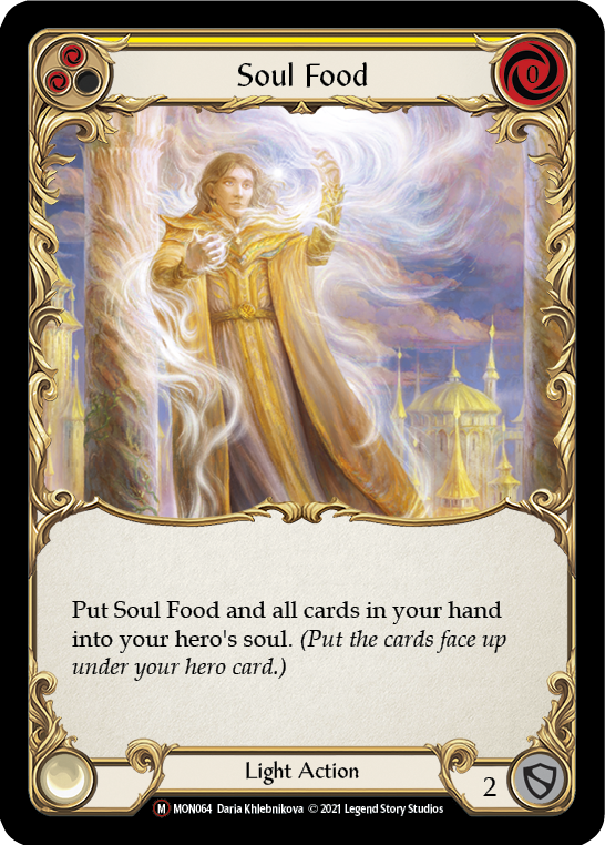 Soul Food [U-MON064-RF] (Monarch Unlimited)  Unlimited Rainbow Foil | Card Merchant Takapuna