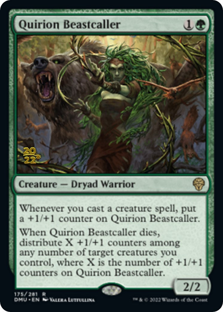 Quirion Beastcaller [Dominaria United Prerelease Promos] | Card Merchant Takapuna