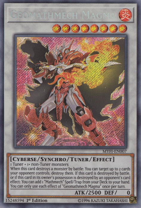 Geomathmech Magma [MYFI-EN007] Secret Rare | Card Merchant Takapuna