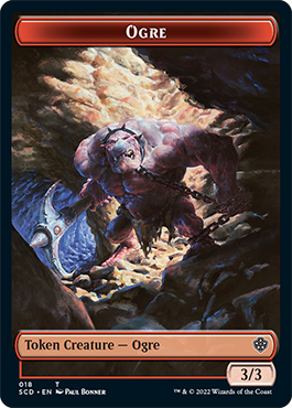 Ogre // Zombie Double-Sided Token [Starter Commander Decks] | Card Merchant Takapuna