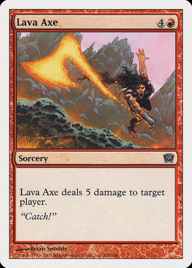 Lava Axe [Ninth Edition] | Card Merchant Takapuna