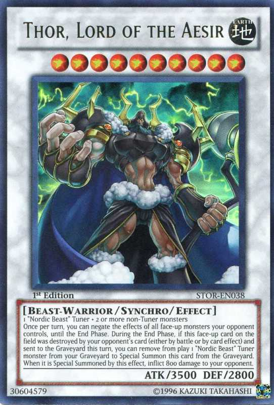 Thor, Lord of the Aesir [STOR-EN038] Ultra Rare | Card Merchant Takapuna