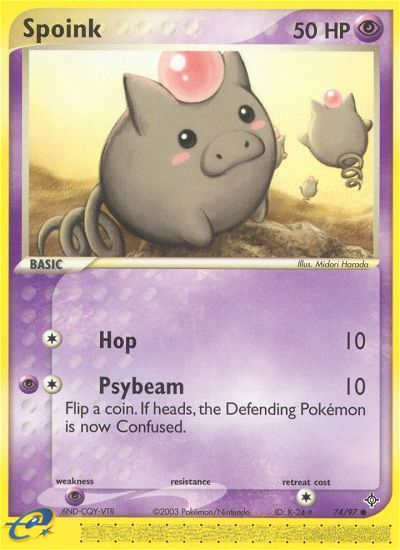 Spoink (74/97) [EX: Dragon] | Card Merchant Takapuna