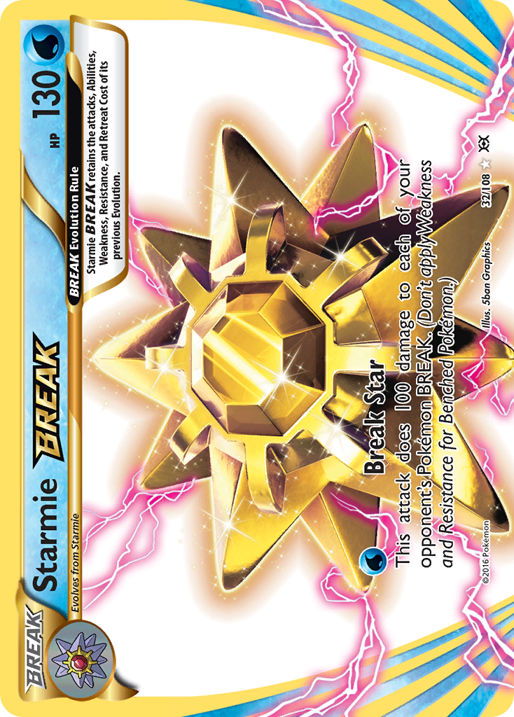 Starmie BREAK (32/108) [XY: Evolutions] | Card Merchant Takapuna