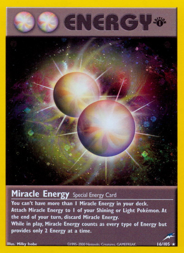 Miracle Energy (16/105) [Neo Destiny 1st Edition] | Card Merchant Takapuna