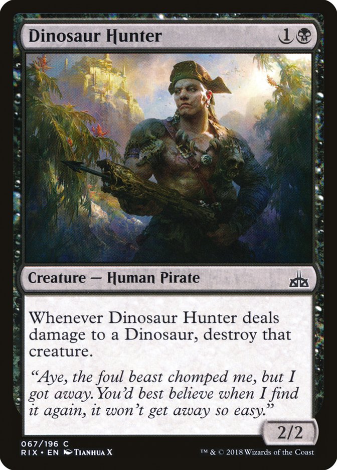 Dinosaur Hunter [Rivals of Ixalan] | Card Merchant Takapuna